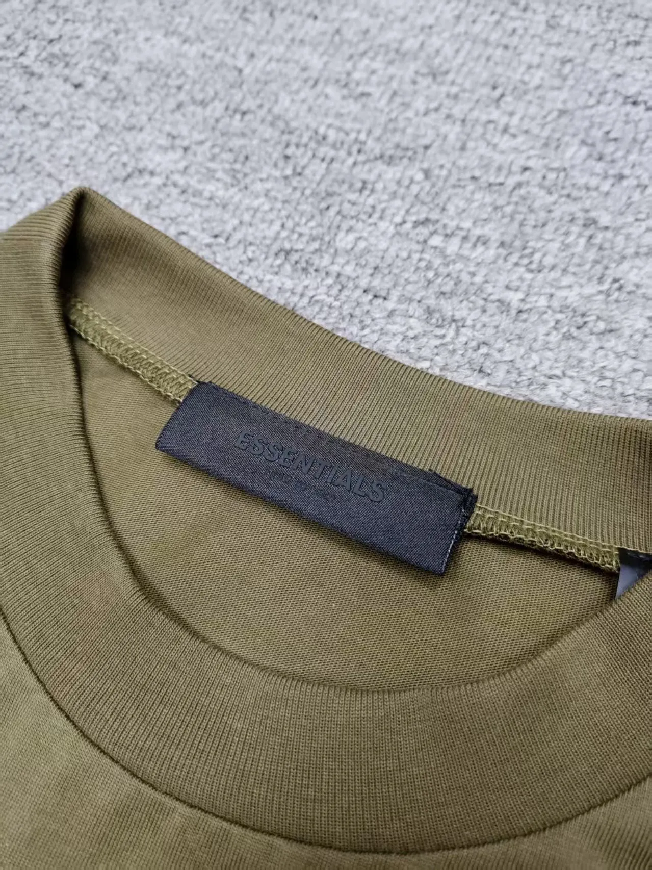 Fear of God Essentials Fall 24 BACK TO SCHOOLSeries Womens Tri-Blend Crewneck Tee T Same Style Premium ！ ！ ， ！ ， Breathable 。 3D 。 ， ， ， ， 。 ， ～Versatile ， ！ : Size XS-XL